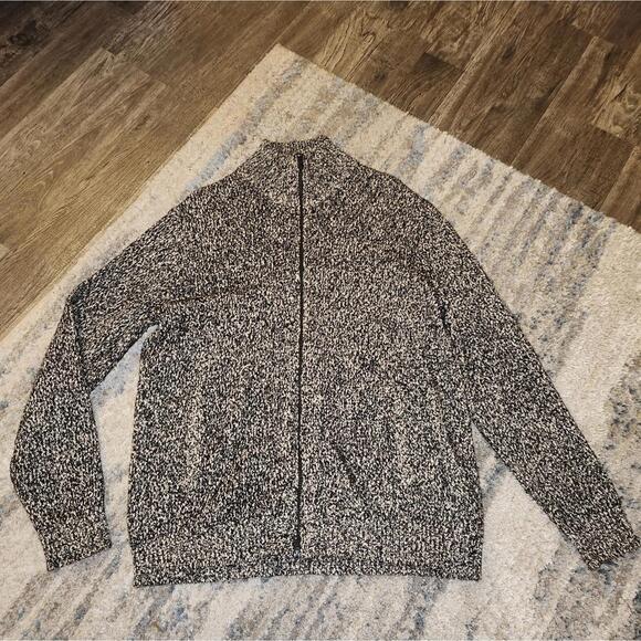 Banana Republic Italian Yarn Wool Zip Up Sweater - Picture 4 of 7